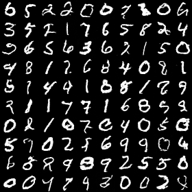 flow matching output